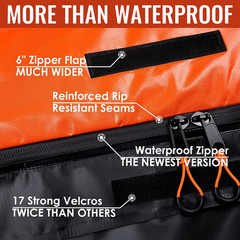 15 Cu Ft Waterproof Car Rooftop Cargo Carrier Bag Roof Rackless Mat Straps Lock