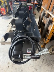 72″ Skid Steer Rotary Tiller Hydraulic Roto-Tiller Quick Attach Not Mini