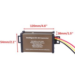 DC 48V to 12V Step Down Power Converter for Golf Cart with 48V Drive System