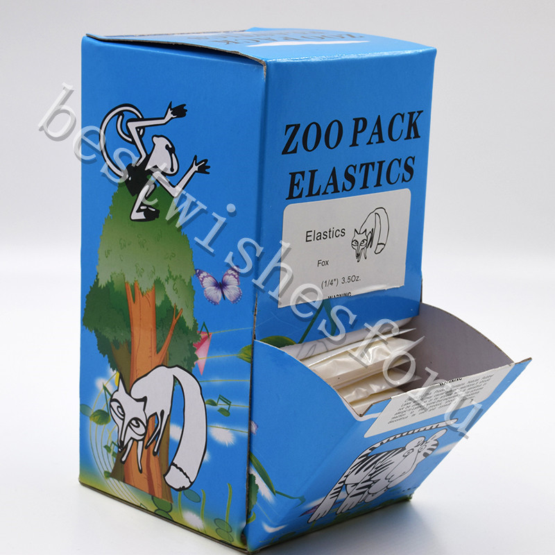 5000 Ps Dental Orthodontic Latex Elastic Rubber Braces Bands 1/4 3.5Oz Fox Z-Pak