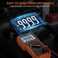 Proster Digital Multimeter 6000 3.6 x 7.7 x 2.0 inches, Updated 6000 Count