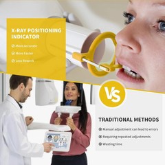 5PCS Dental X-Ray Aiming Ring Kit for Posterior Yellow, Fully Autoclavable