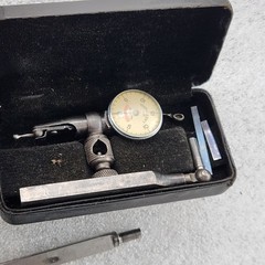 Vintage The L.S. STARRETT Co. Last Word Universal Indicator & Case.