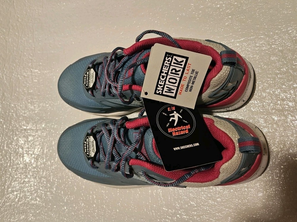 Skechers Work, Women’s US Size 8. Composite Safety Toe, Electrical Hazard