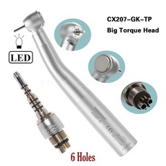 COXO Dental Fiber Optic LED Turbine Handpiece Fit KAVO MULTIFlex LUX 6H Coupler