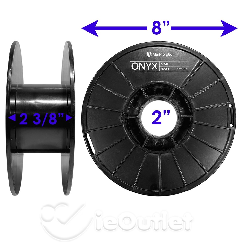 Empty 8″ Black Plastic Spool Reel for String Wire Cable Fishing Line Rope Crafts