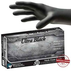 NitriDerm Ultra Black Nitrile Exam Gloves 2XL – 100CT