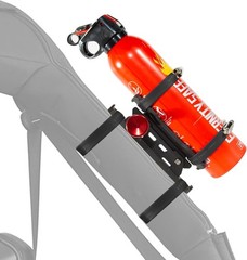 Quick Release Fire Extinguisher Mount – Aluminum Adjustable UTV Roll Bar Fire Ex