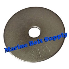Type 316 Stainless Steel Fender Washers (Sizes #6 to 3/8″)