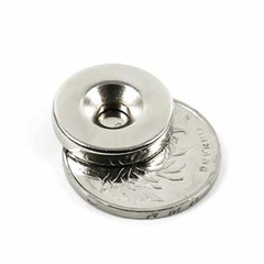 US N35 Countersunk Ring Round Disc Strong Magnets Rare Earth Neodymium Hole