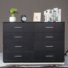 LEADZM 8 Drawers Dresser, Dresser Chest of Drawers for Home Office