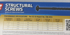 Grip Rite® 3/8″ x 3-1/2″ Dual-Drive Structural Wood Screw – 50 Count