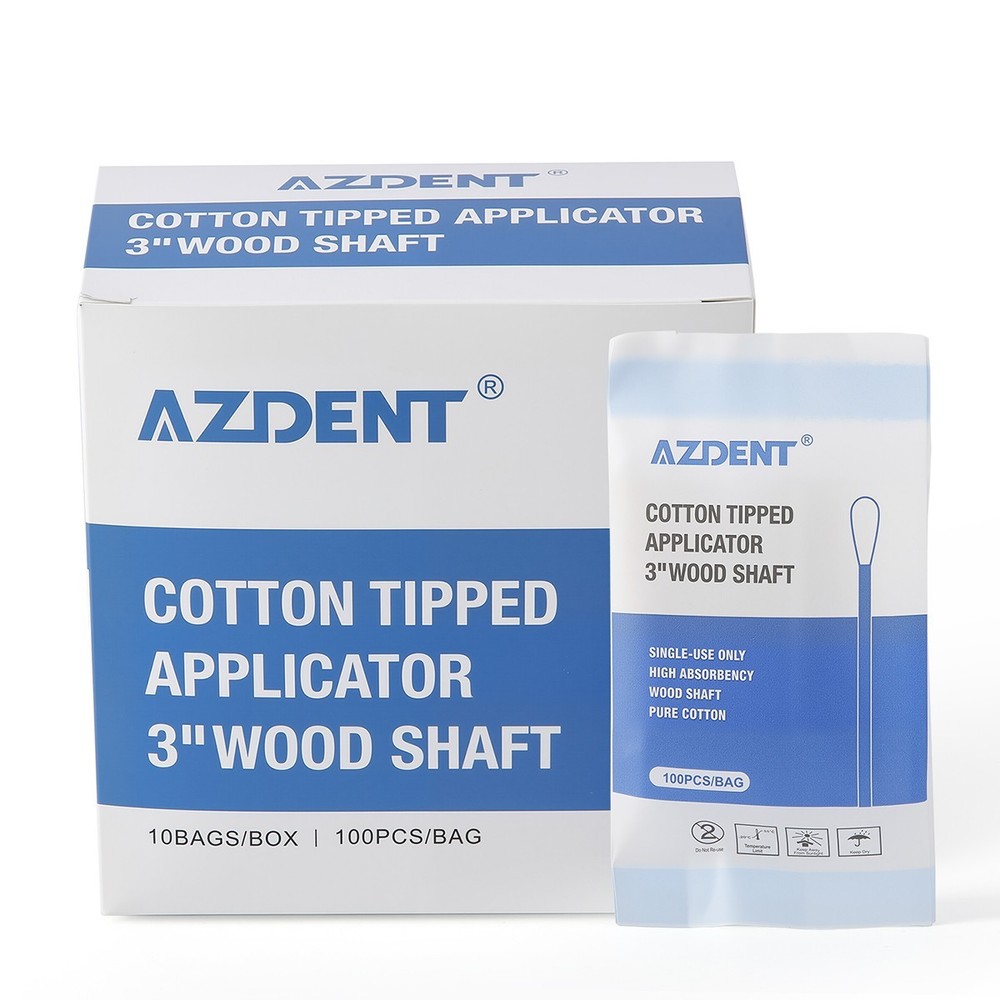 FDA Cotton Tipped Applicators 3″ 6″ Wooden Swabs Medical Disposable Cleaning