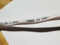 All Star Cable P0212B2 12/2C Twisted Pair Plenum Speaker/Audio Cable White /50ft