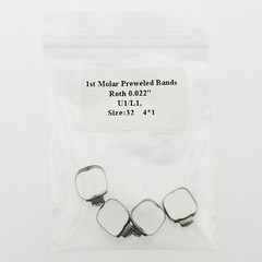 40 Pc Dental Orthodontic Band&Buccal Tube U3/L2 Roth 022 1st Molar 35#-39+#