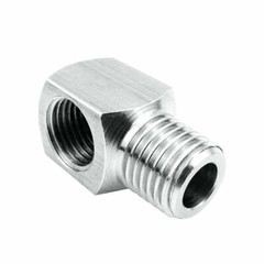 SS304 Cast Pipe Fittings 90 Degree Steet Elbow 1/4″ Male x 1/4”Female Water Fuel