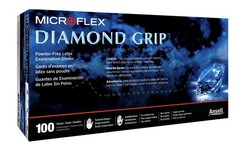 Microflex MF~300~XL Extra Large Diamond Grip Latex Gloves, 100 Count