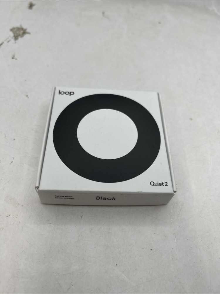 Loop Quiet 2 Ear Plugs for Noise Reduction 14 Rating BLACK Open Box