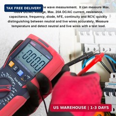 UNI-T UT89X Digital Multimeter Tester, TRMS 6000 Counts AC DC 1000V Multimetro V