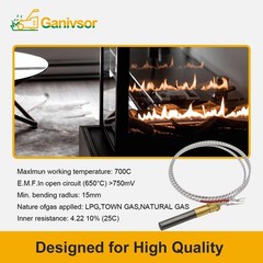 2Pack For PITCO 60125501 THERMOPILE (DEEP FRYER PARTS) 36”INCH 910MM 750 MV