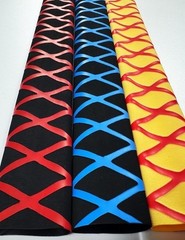 X-Pattern Heat Shrink Tubing, Non-Slip Textured Grip Wrap Fishing Rods, Tools