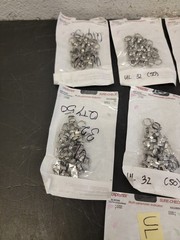 Molar Bands. Dental, Stainless, Various Sizes 300+ Count (Z13)