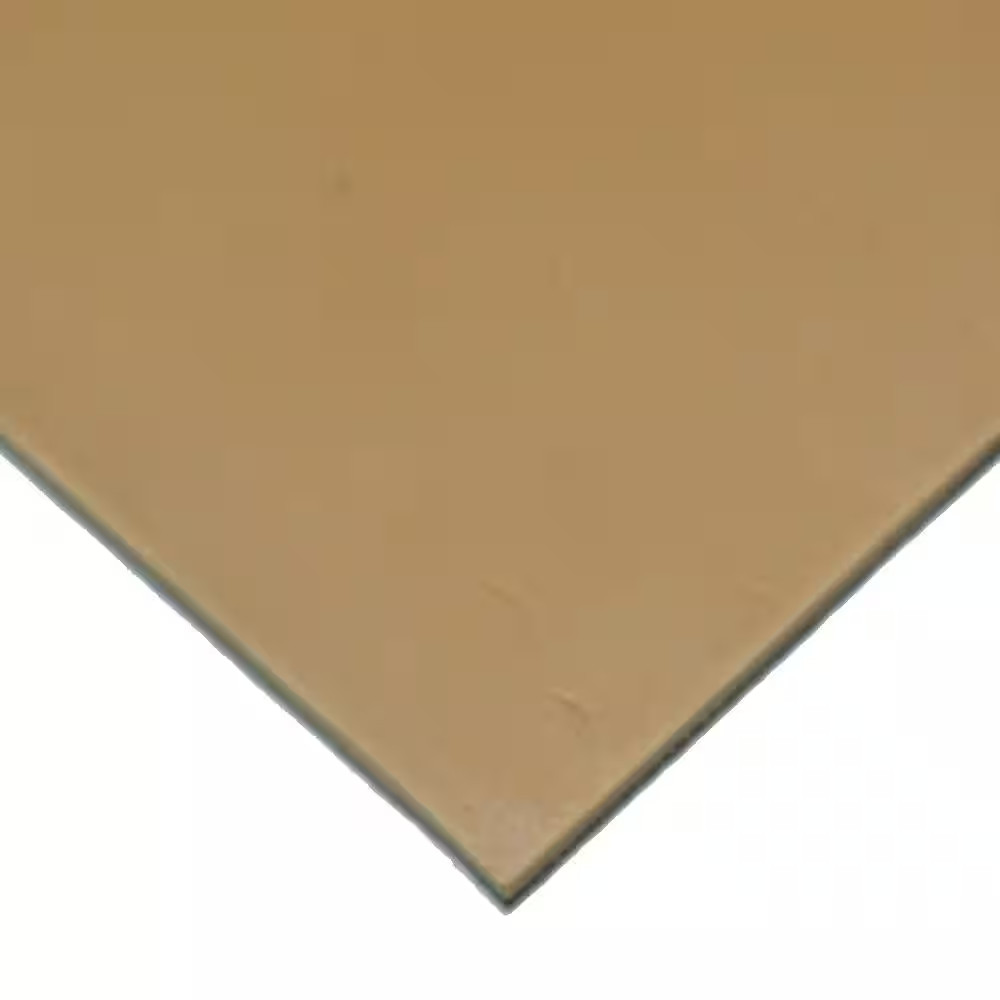 Pure Gum Rubber 1/16 In. X 24 In. X 12 In. Tan Commerical Grade 40A Rubber Sheet