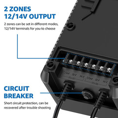 300W Low Voltage Landscape Transformer with Dual Control Outputs and Photocell