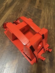 Red Padded head block