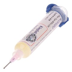 1 Set Solder Flux Paste Syringe 10cc Kit includes full size 60/40 Solder Wire