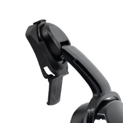 CLIP-ON EAR MUFF PROTECTOR HARD HAT MOUNTING Black 25db