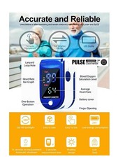 Finger Tip Pulse Oximeter SpO2 Blood Oxygen Saturation Heart Rate Monitor