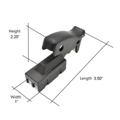Aftermarket Trigger Switch – Tabed Connectors (Replaces DeWalt 391926-01 & 39192