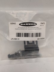 Banner LPA-MBK-12 SIDE Mounting Bracket 82842 New Sealed