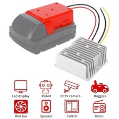 40A 480W DC 18V To 12V Step Down DIY Converter For Milwaukee Voltage Regulator