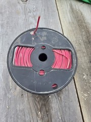 THHN Wire 12 AWG Solid Copper Building Cable 500ft RED