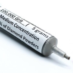 Diamond Polishing Paste 100,000 Grit 0-0.2 Micron (M) 25% Concentration, 5 grams