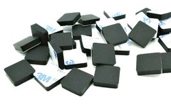1″ Sq Rubber Feet Electronics Laptops Boomboxes Vintage Radios Video Console