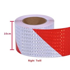Conspicuity Tape DOT-C2 Approved Reflective Trailer Red White 5” 10’’x15’ 1 Roll