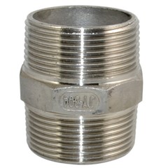 1-1/2″ 1.5 inch Male Pipe Fitting Hex Nipple NPT Stainless Steel SS304 connector