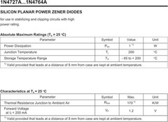 20PCS 1N4730A Silicon Planar Power Zener Diode 1 Watt 3.9 Volt DO 41 DO 204AL