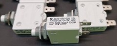 4 Lot 25amp Resettable Breaker 1600-094-250 Push Button 250vac 50vdc Nut Washer