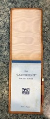 Vintage Lightweight Pocket Book Note Pad Leather England