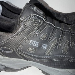 Skechers Slip-ins Cankton Faison Steel Toe Work Shoes Mens 10.5 Black 200211/BLK