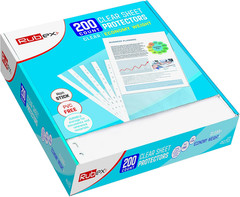 Sheet Protectors 8.5 X 11 Inch Clear Page Protectors Plastic Sleeves Reinforced
