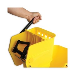 Boardwalk 2635COMBOYEL 8.75 gal. Pro-Pac Side-Squeeze Wringer/Bucket Combo New