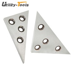 2Pcs 45 45 90 Degree Angle Blocks 30 60 90 Degree Angle Machinist Plate 0.0001″