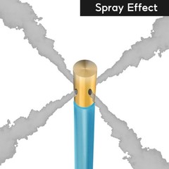 Aerosol Can Extension 360 Side Spray Nozzle Set, 23 Inches Hose, Adapter, Wor…
