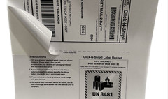 200 Click-N-Ship labels with peal or tear off receipt – USA MADE!