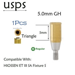 US Hiossen overdenture locator abutment Regular 3.7mm Fits 3/4/5.0mm